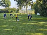 Mini Toernooitje op Sportpark Het Springer met S.K.N.W.K. JO7 en De Jonge Spartaan JO7 (21/174)